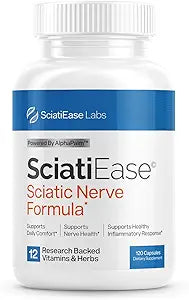 SciatiEase Sciatic Nerve Health Support Supplement – Advanced Nerve Care & Comfort Formula (120 Capsules) ( Pack of 2)