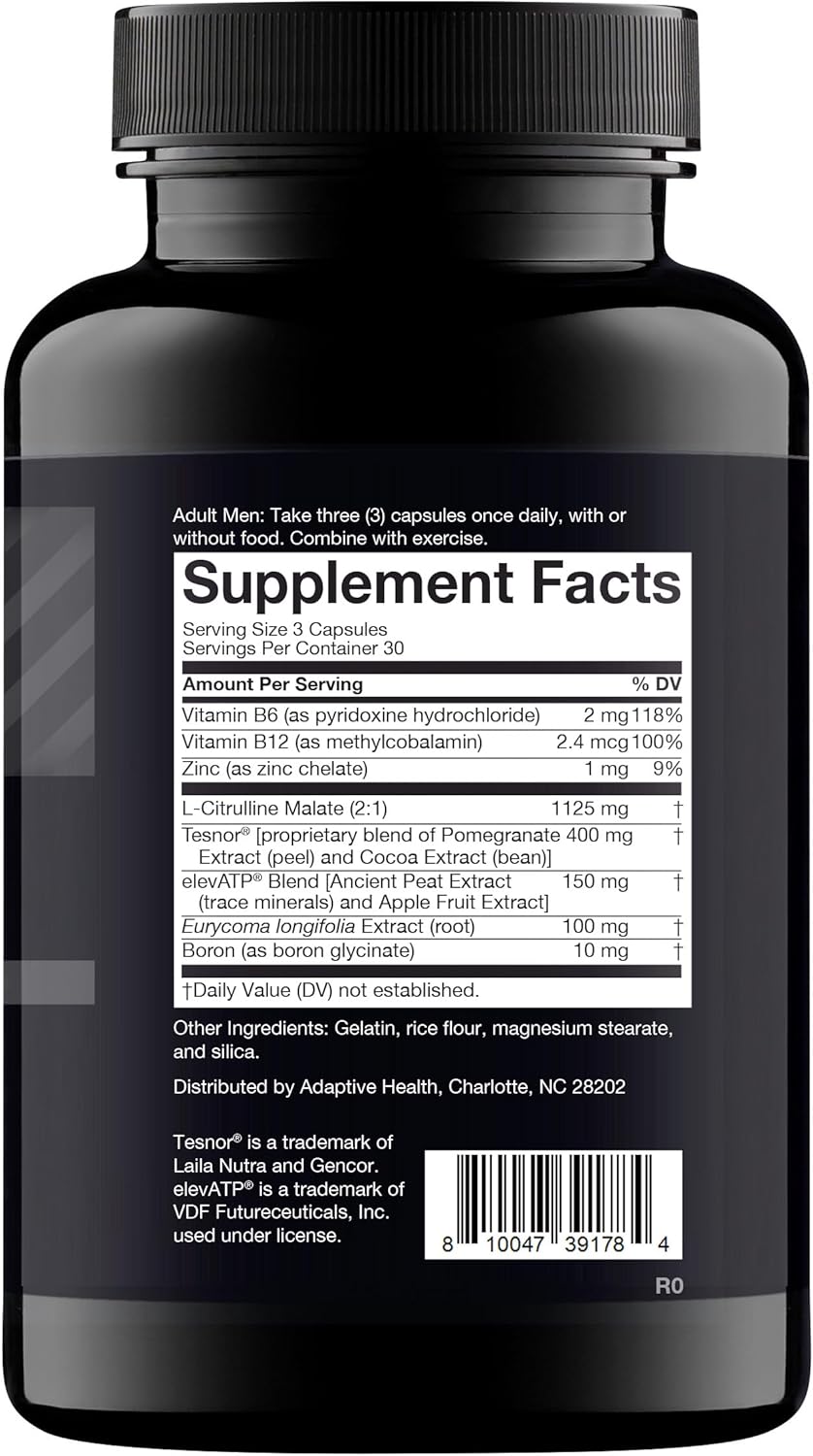Nugenix Total T supplement facts