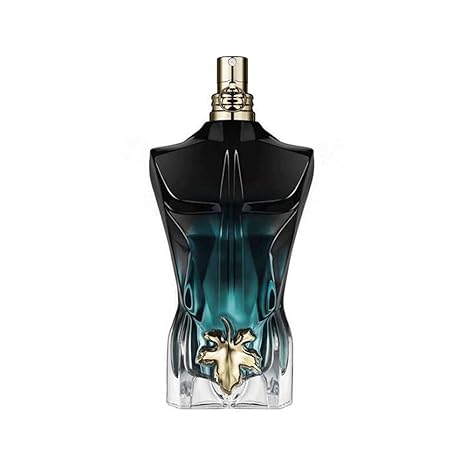 Perfume bottle with decorative design on a white background