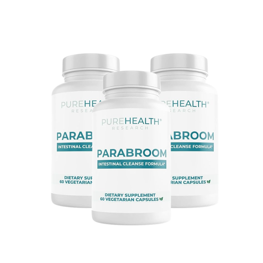 ParaBroom Intestine Support For Humans Para Broom by Pure Health 60 Capsules