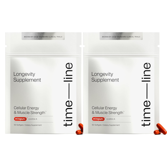 Timeline Mitopure Urolithin A Supplement Softgels - Clinically Proven Support for Healthy Aging and Cellular Renewal - Mitoceutical for Muscle Support and Longevity