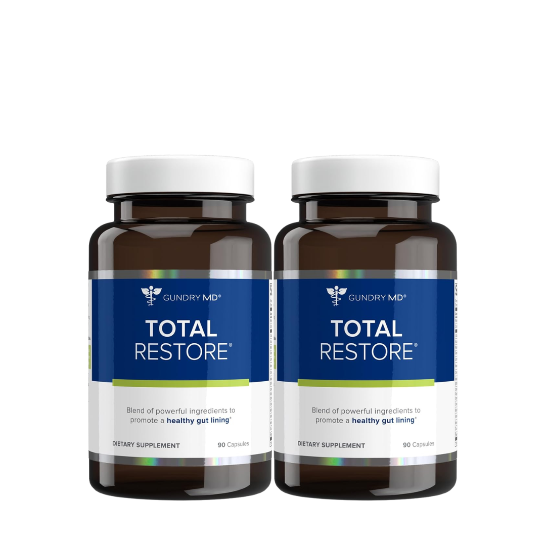 Gundry MD Total Restore – Advanced Gut Lining Support for Digestive & Immune Wellness (90 Capsules)