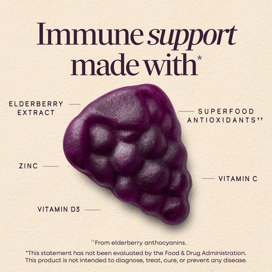 Nature’s Way Sambucus Elderberry Gummies – Daily Immune Support for the Whole Family