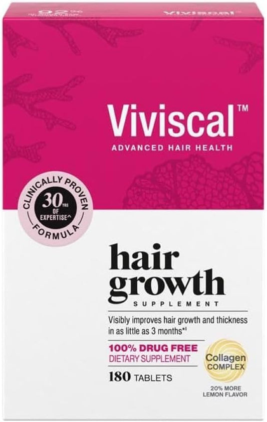 Viviscal Hair Growth Supplements for Women – Thicker, Fuller Hair Support for Thinning Hair