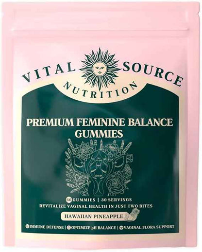 Vital Source Nutrition Premium Feminine Balance Gummies – 60 Gummies