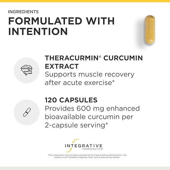 Integrative Therapeutics Theracurmin HP – Advanced Curcumin for Heart, Joint &amp; Muscle Support