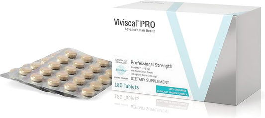 Viviscal Pro Advanced Hair Health 180 Tablets – Professional-Grade Support for Thicker, Healthier Hair