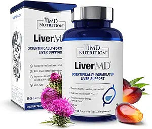 1MD Nutrition LiverMD – Advanced Liver Support Supplement (60 Capsules)