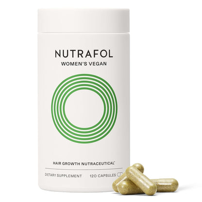 Nutrafol Women Hair Growth Supplements Ages 18-44 – Vegan 1-Month Bottle for Thicker, Healthier-Looking Hair