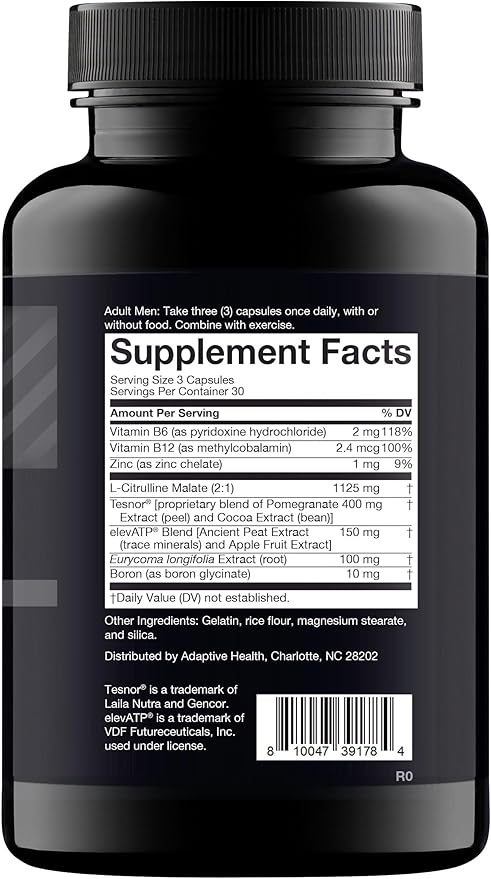 Nugenix Total-T – Free and Total Testosterone Booster Supplement for Men (90 Count)