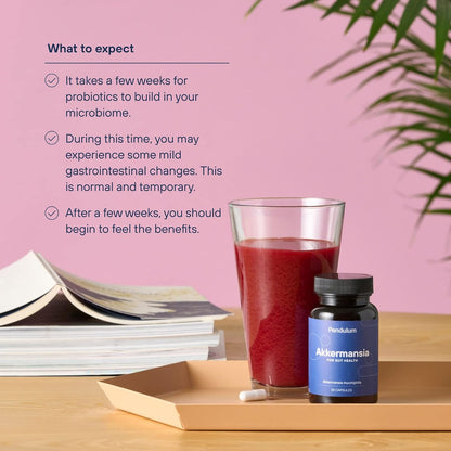 Pendulum Akkermansia Probiotic – 30 Capsules, Live Probiotic