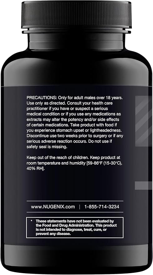 Nugenix Total-T – Free and Total Testosterone Booster Supplement for Men (90 Count)