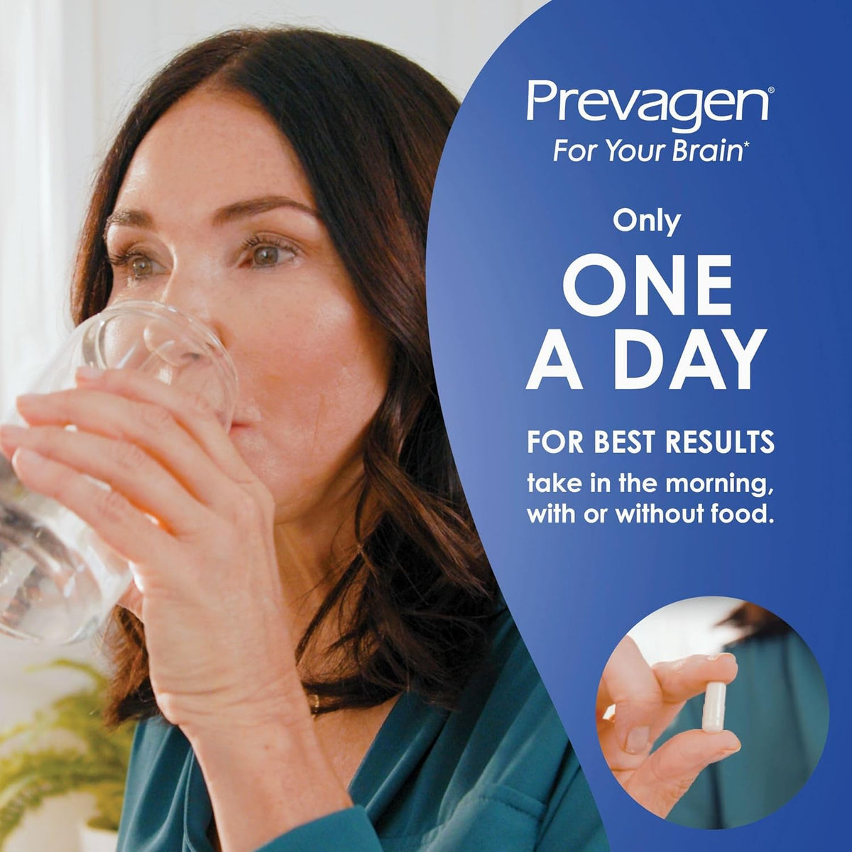 Prevagen Regular Strength - 60 Capsules (2 Month Supply) | Formulated for Your Brain | 10mg of Apoaequorin Plus Vitamin D3 with 7-Day Pill Minder