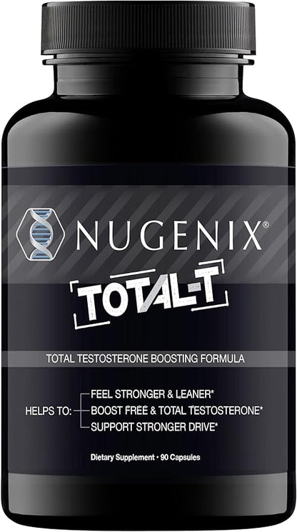 Nugenix Total-T – Free and Total Testosterone Booster Supplement for Men (90 Count)