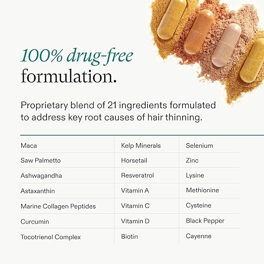 Nutrafol Women's Balance Hair Growth Supplements for Women 45+ – 1-Month Pouch for Thicker, Healthier-Looking Hair