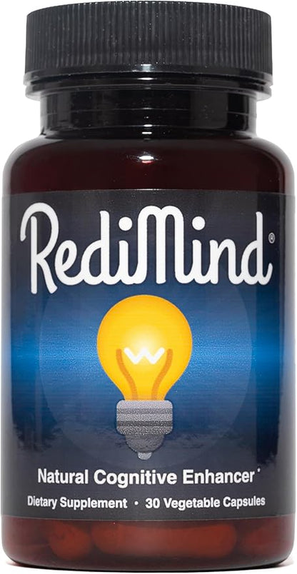 RediMind – Natural Cognitive Enhancement Supplement for Memory, Focus & Mental Clarity