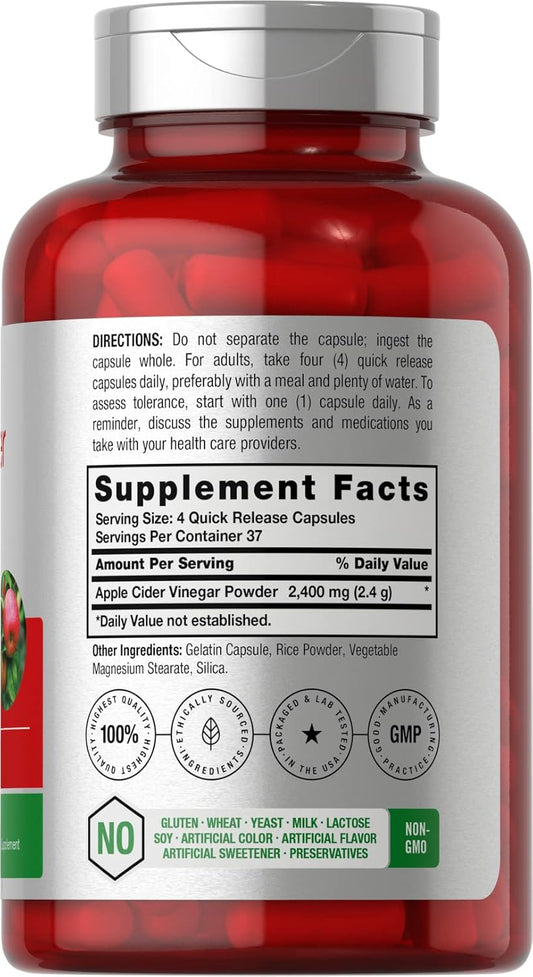 Red supplement bottle with label showing supplement facts and ingredients.