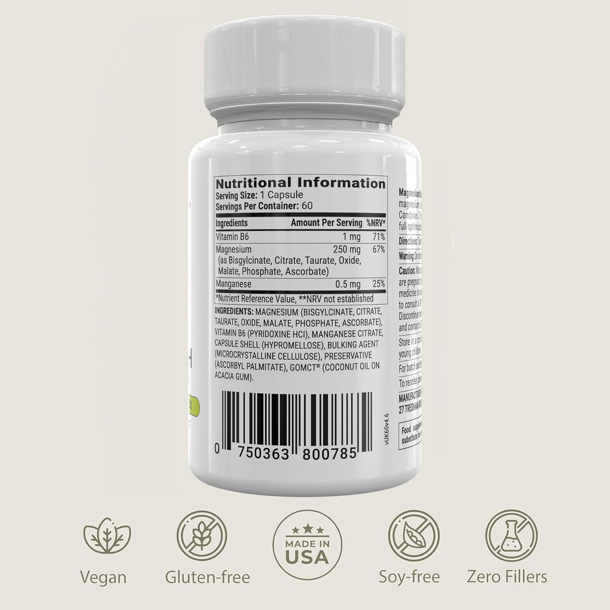 BIOptimizers Magnesium Breakthrough – 7 Forms of Magnesium for Sleep, Stress Relief &Cognitive Support (60 Capsules)