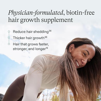 Nutrafol Women Hair Growth Supplements Ages 18-44 – Vegan 1-Month Bottle for Thicker, Healthier-Looking Hair