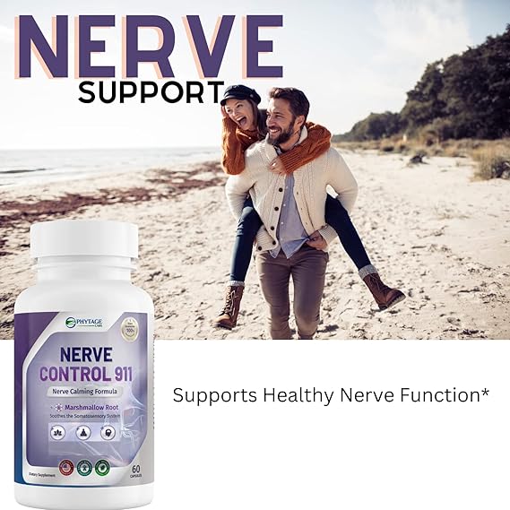 Nerve Control 911 – Natural Plant-Based Nerve Health Supplement (60 Capsules)