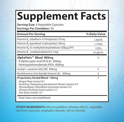 SciatiEase Sciatic Nerve Health Support Supplement – Advanced Nerve Care &amp; Comfort Formula (120 Capsules) ( Pack of 2)