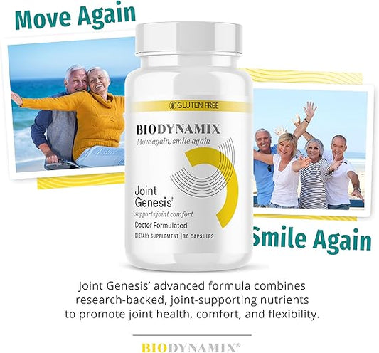 Joint Genesis - Joint Support Supplement - with Mobilee and Boswellia Serrata - for Comfortable, Flexible Joints - 30-Day Supply