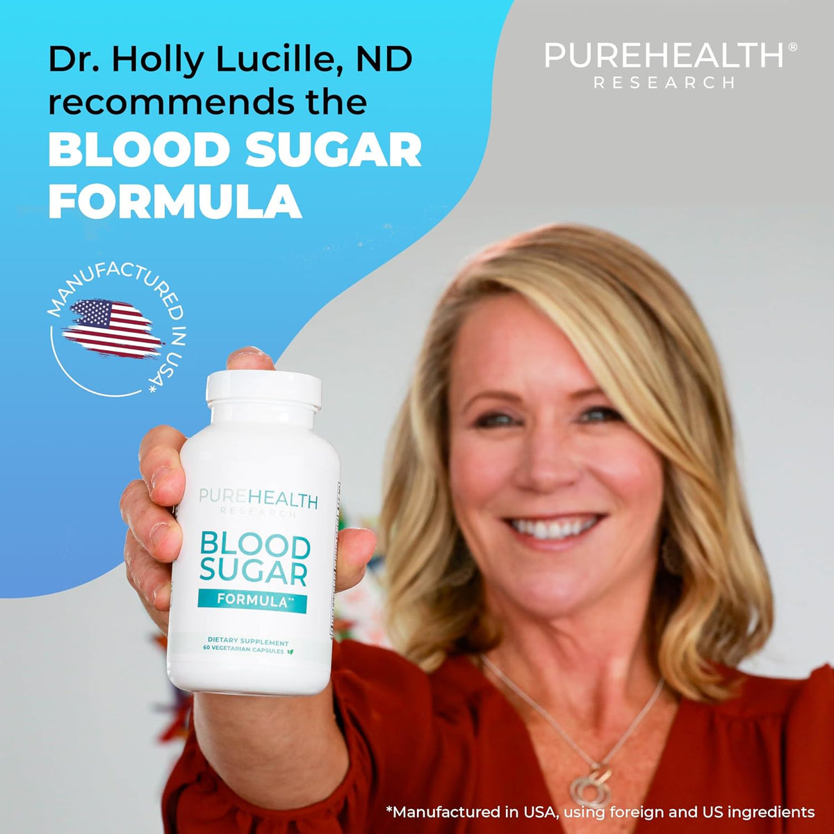 PureHealth Research Blood Sugar Formula – Daily Blood Sugar Wellness Support