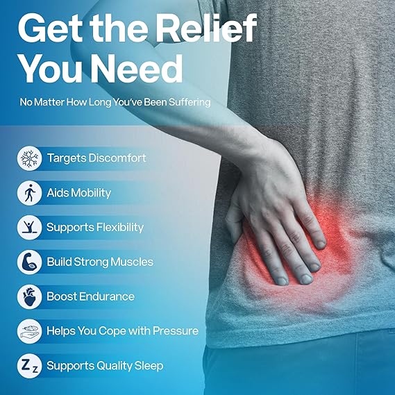 SciatiEase Sciatic Nerve Health Support Supplement – Advanced Nerve Care &amp; Comfort Formula (120 Capsules) ( Pack of 2)