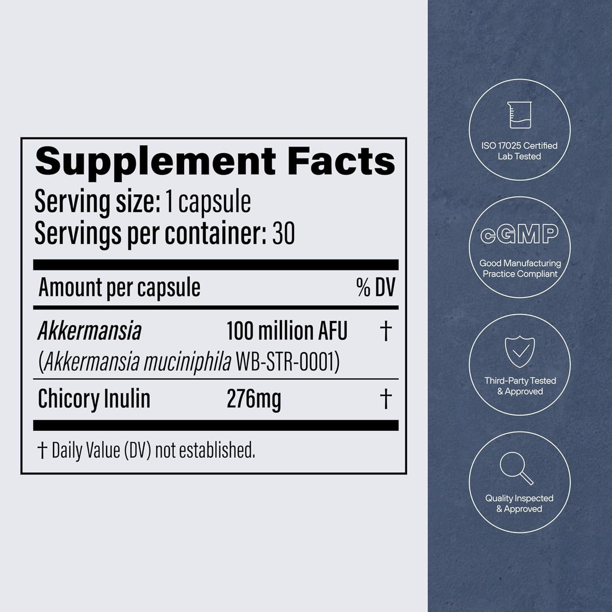 Pendulum Akkermansia Probiotic – 30 Capsules, Live Probiotic