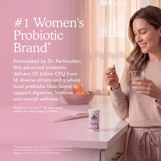 Garden of Life Dr. Formulated Probiotics Once Daily for Women – 50 Billion CFU | Digestive, Vaginal & Immune Support