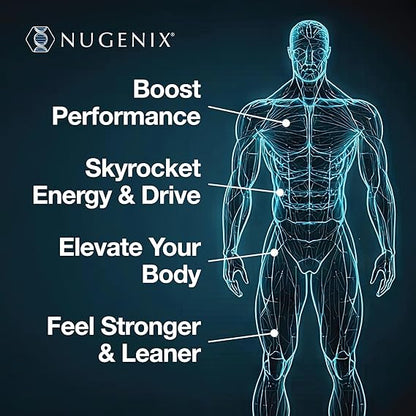 Nugenix Total-T – Free and Total Testosterone Booster Supplement for Men (90 Count)