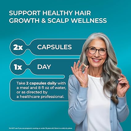 PUREHEALTH RESEARCH ReGrow Hair Growth Vitamins (60 Capsules)