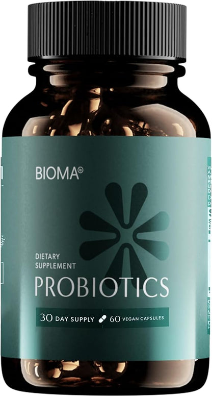 Bioma Probiotics for Digestive Health 3 In 1 Gut Health Probiotic 60 Caps