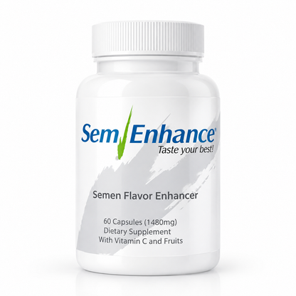 Semenhance Best Semen Flavor Enhancer – 60 Capsules | Natural Fruity Taste Formula (Pack of 2)