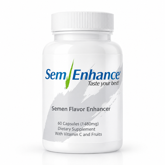 Semenhance Best Semen Flavor Enhancer – 60 Capsules | Natural Fruity Taste Formula (Pack of 2)