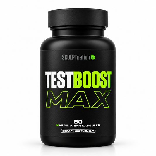 TEST BOOST Max Sculptnation 2.0 Testosterone Build Muscle Men Fat weight Loss