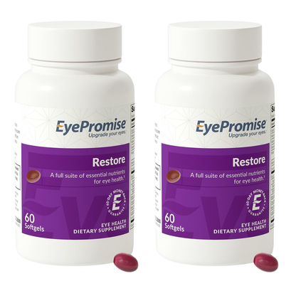 EyePromise Restore Aging Eye Health Supplements – 60 Softgels | Omega-3, Lutein &amp; Zeaxanthin for Vision Support