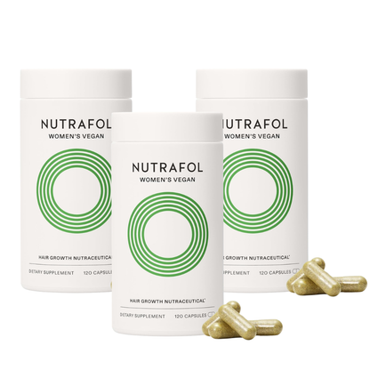 Nutrafol Women Hair Growth Supplements Ages 18-44 – Vegan 1-Month Bottle for Thicker, Healthier-Looking Hair