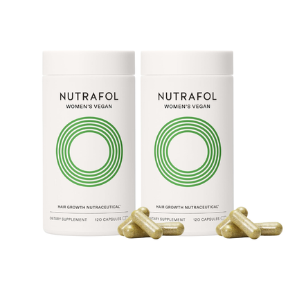 Nutrafol Women Hair Growth Supplements Ages 18-44 – Vegan 1-Month Bottle for Thicker, Healthier-Looking Hair