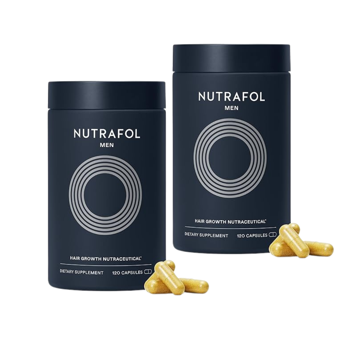 Nutrafol Men Hair Growth Supplements Ages 18–49 – 1-Month Bottle for Stronger, Thicker-Looking Hair