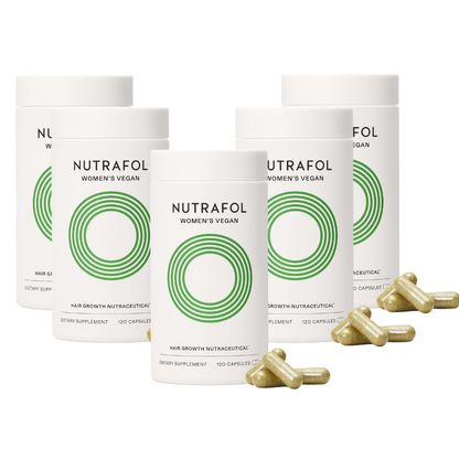 Nutrafol Women Hair Growth Supplements Ages 18-44 – Vegan 1-Month Bottle for Thicker, Healthier-Looking Hair