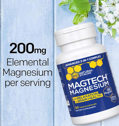 MagTech, Magnesium Complex, 200 mg, serving