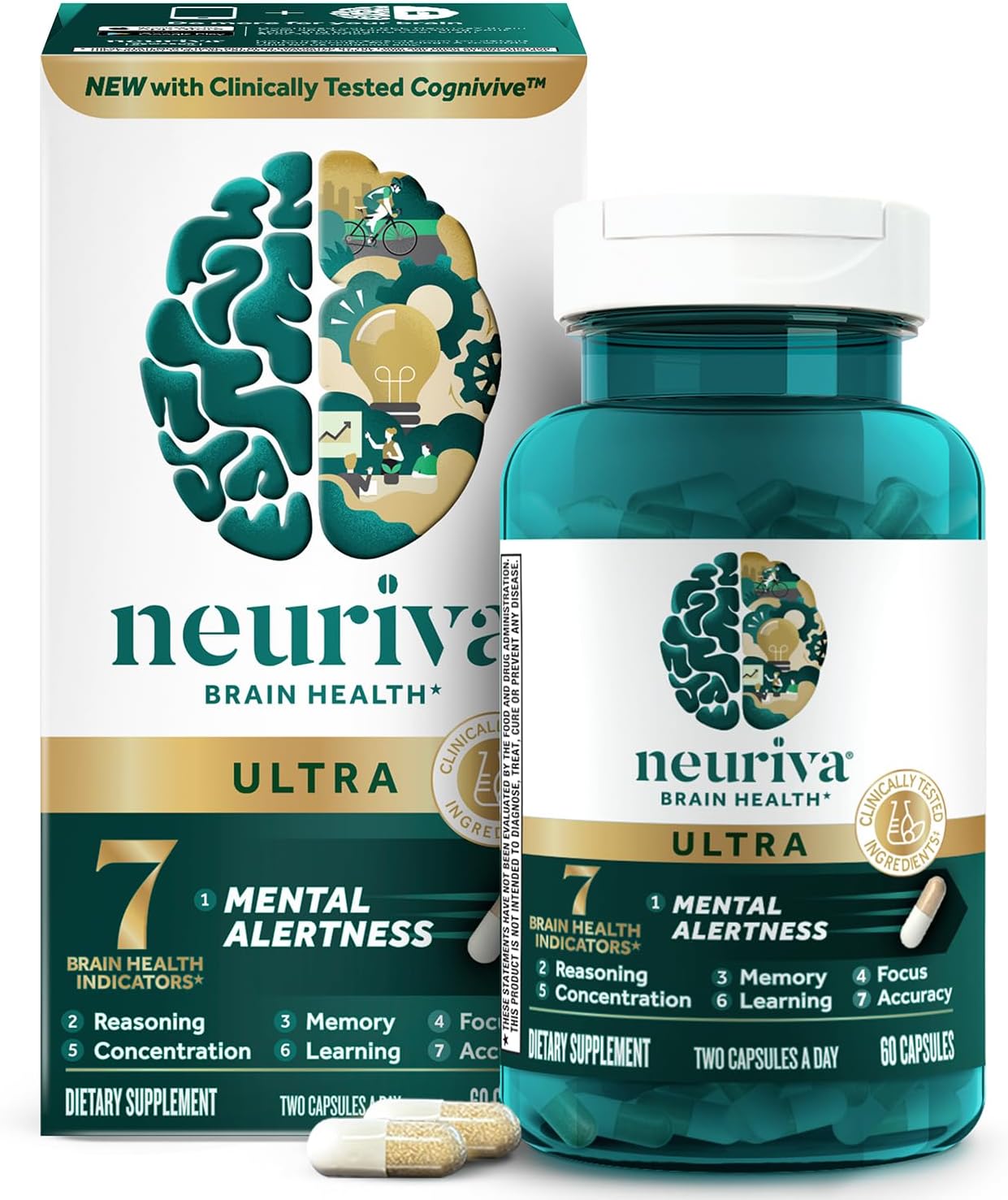 Neuriva Brain Health Ultra 60 Capsules