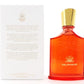 Orange Creed Delphinus perfume bottle with gold cap and white box on a white background
