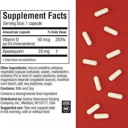 Prevagen-Extra-Strength-Improves-Memory supplement facts
