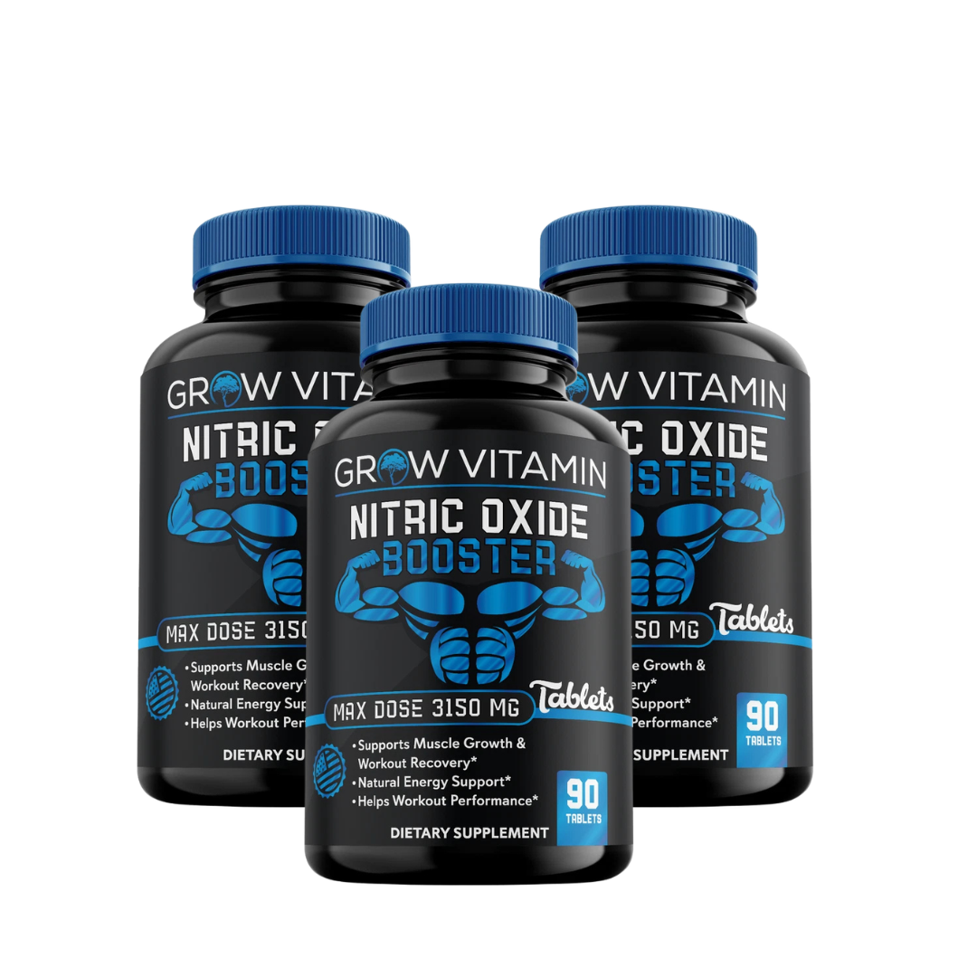 Nitric Oxide L-Arginine Pre Workout +Testosterone Booster,Muscle Pill,Amino Acid