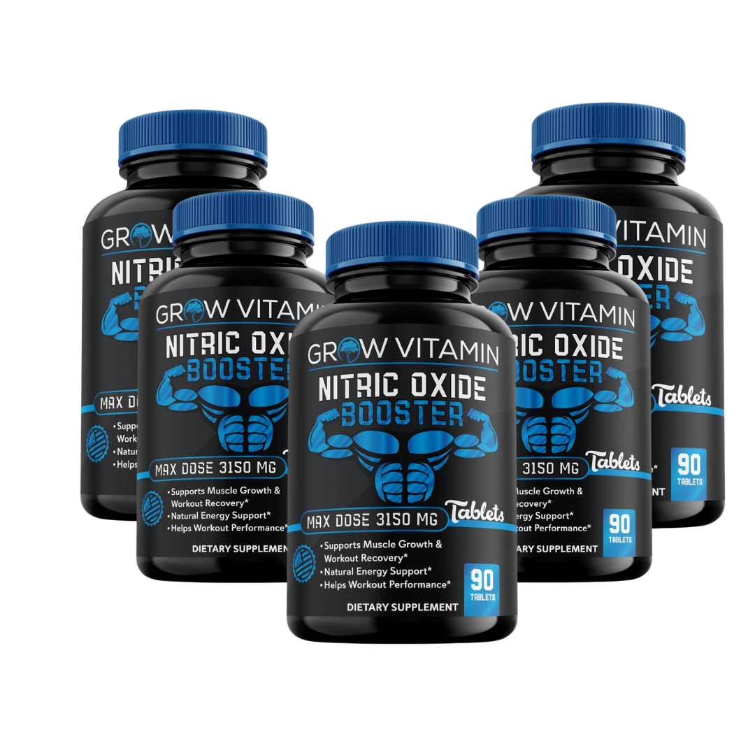 Nitric Oxide L-Arginine Pre Workout +Testosterone Booster,Muscle Pill,Amino Acid