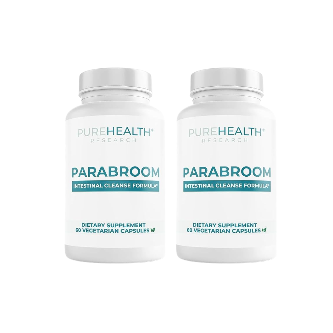 ParaBroom Intestine Support For Humans Para Broom by Pure Health 60 Capsules