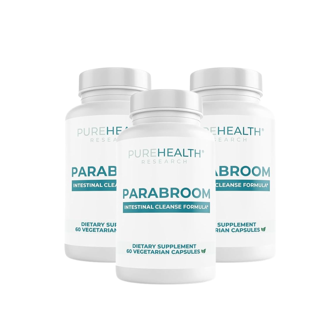 ParaBroom Intestine Support For Humans Para Broom by Pure Health 60 Capsules