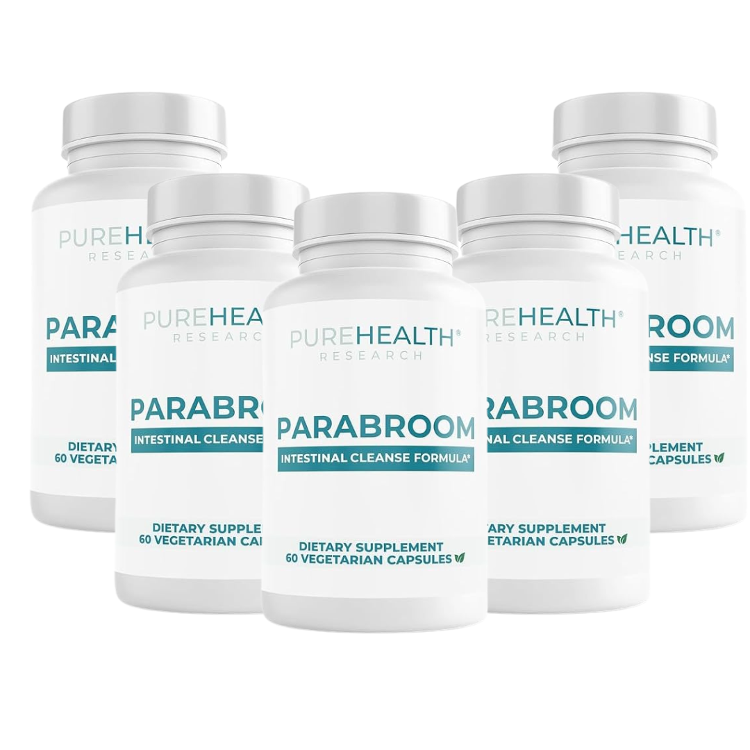ParaBroom Intestine Support For Humans Para Broom by Pure Health 60 Capsules